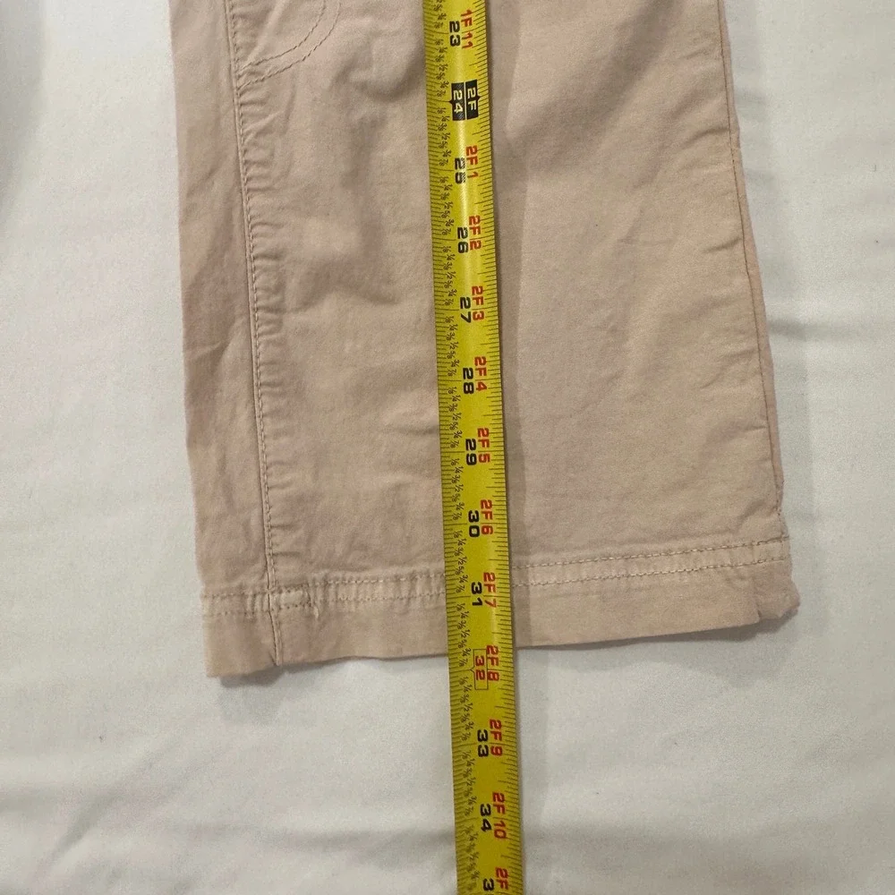 American‎ Eagle Cargo Pants Women 4 Tan Stretch Utility Pockets | Gorpcore